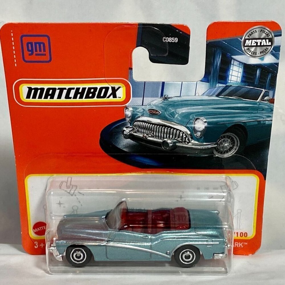 Matchbox‎ GM 1953 Buick Skylark 15/100 Die-cast 1/64 Model (Short Card) NIP 2022